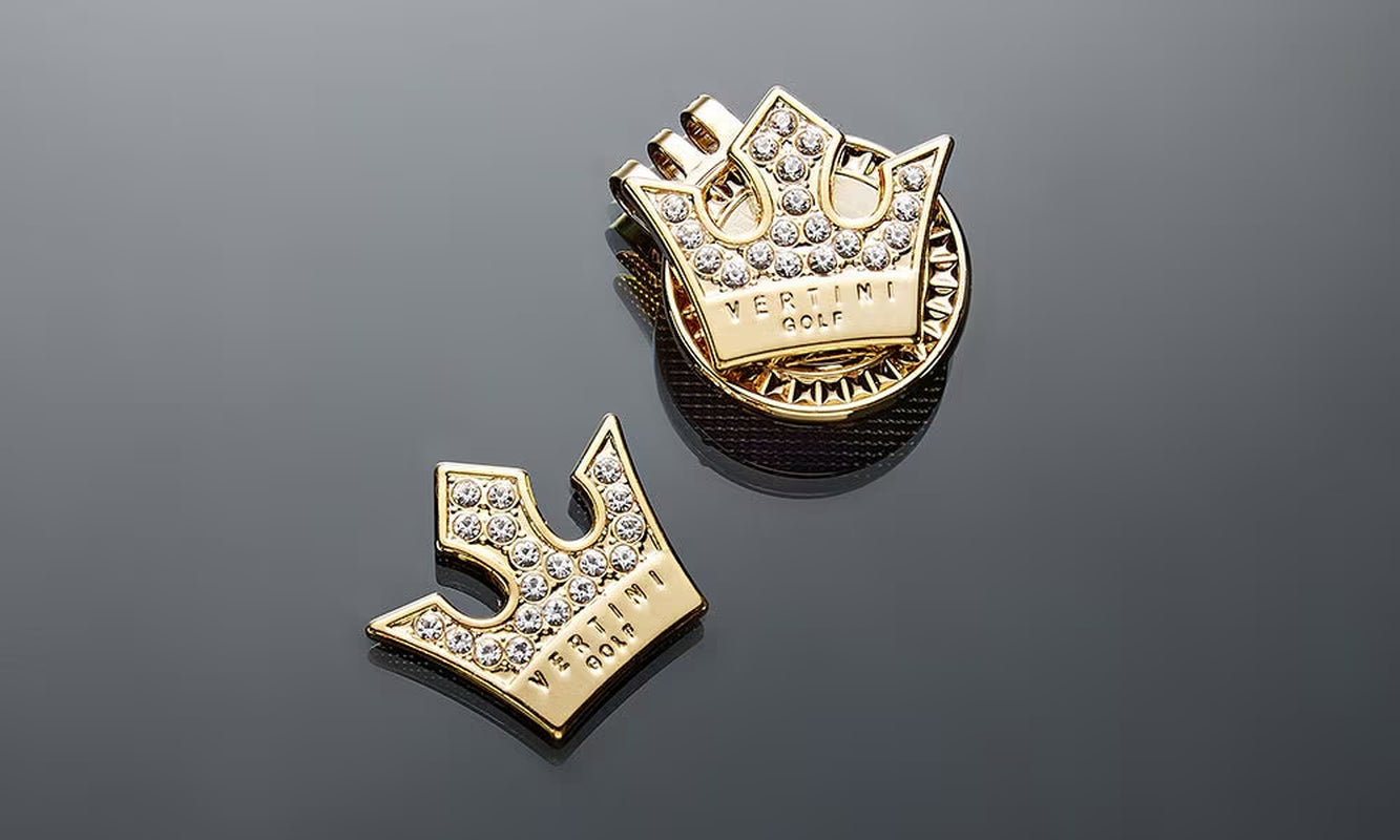 3 Golden Balls X 2 + Crown Ball Marker | by SOKIM